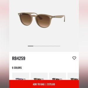 Used Ray Ban sunglasses